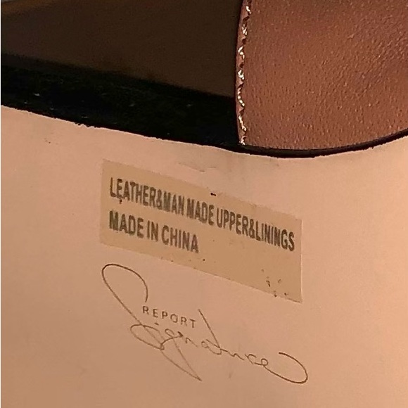 Authentic Beautiful NWOT Report Signature Bryanna Leather Peep Toe Booties sz 7 - Picture 6 of 6